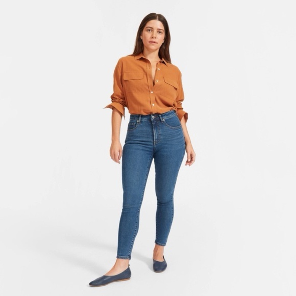 everlane curvy high rise skinny jean